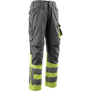 Mascot Safe Supreme Broek met kniezakken 15679-860 - donkerantraciet/hi-vis geel