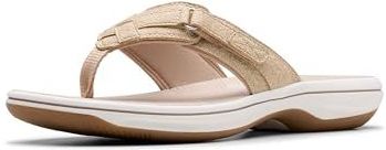 Clarks - Breeze Sea - Teenslippers - Zand - 43 EU