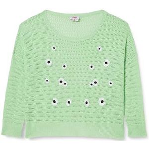 LIBBI Gebreide damestrui 12422918-LI01, lichtgroen, XS/S, lichtgroen, XS/S