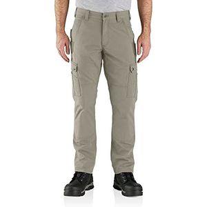 Carhartt Heren Rugged Flex Relaxed Fit Ripstop Cargo Work Utility Pants, grijsbeige, 36W / 32L