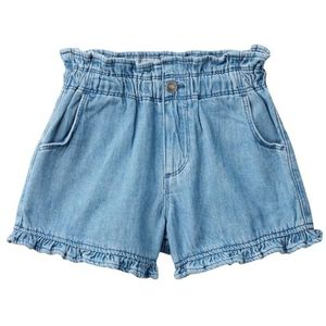 United Colors of Benetton Shorts voor meisjes en meisjes, Blauw 901, 110 cm