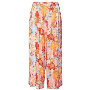 Mavi Damesbroek, regular geweven broek, vloeiende broek, oranje, S