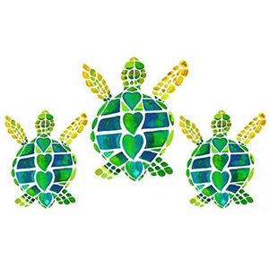 Homemania Badmat Turtles 2, waterbestendig, meerkleurig, van micro-polyamide