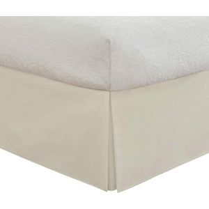 Today's Home Microfiber Classic Op maat gemaakte Styling Bed Rok Stof Ruffle, Twin XL, Ivoor