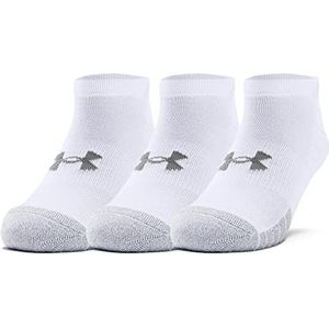 Under Armour Unisex Ua Heatgear Ns ademende sokken in 3-pack, sportsokken met dynamische grip en flexibiliteit