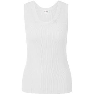 s.Oliver dames gebreide jas lang, wit, 42