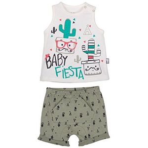 Samen Baby Jongens Tank Top Shorts Mister Cactus - Maat - 9 maanden (74 cm)