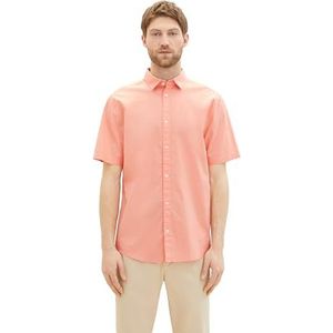 TOM TAILOR Herenhemd, 12642 - Hazy Coral Rose, XL