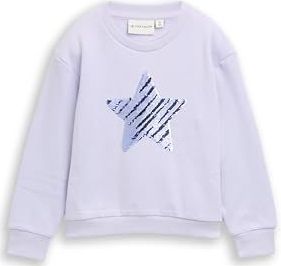 TOM TAILOR Sweatshirt voor meisjes voor kinderen, 21733 - Light Lavender, 92