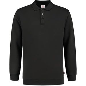 Tricorp 301016 Casual polokraag tailleband sweatshirt, wasbaar op 60 °C, 70% katoen/30% polyester, 280 g/m², wit, maat XL