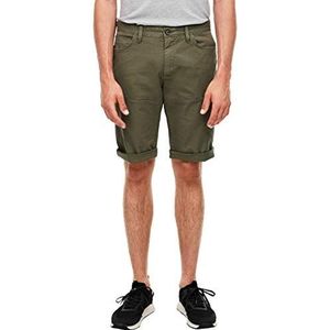 s.Oliver Heren Regular Fit: Chino-bermuda, 7860 Green., 32