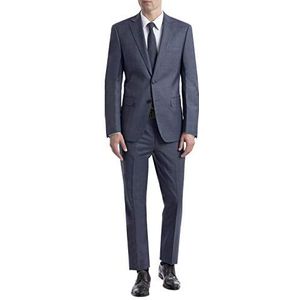 Calvin Klein Slim Fit pak voor heren scheidt, Blauw, 40W / 32L