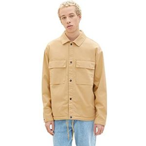 TOM TAILOR Denim Uomini Jas 1035109, 31041 - Brown Rice, L