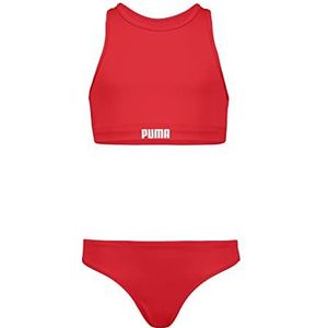 PUMA Girl's Racerback bikini set, rood, 164, rood, 164 cm
