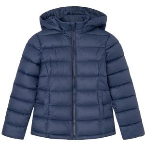 Pepe Jeans Simone korte jas voor meisjes, Blauw (Dulwich), 16 Jaren