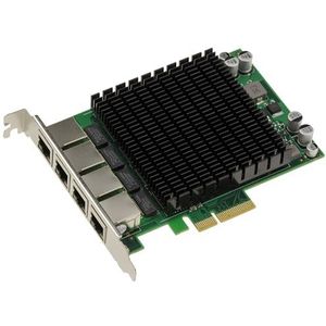 KALEA-INFORMATIQUE Industriële PCIe x4-netwerkkaart 4 RJ45 LAN GIGABIT ETHERNET 10 100 1000-poorten met Intel I82574 quad-chipset en PLX PEX8608 20 Gbps-bridge