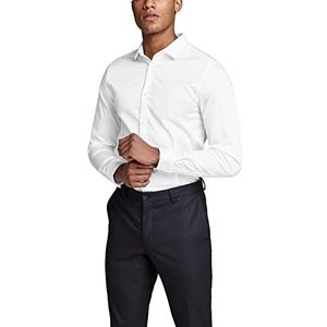JACK & JONES Premium slim fit zakelijk overhemd voor heren Jjprparma Shirt L/s Noos, wit (wit), XS