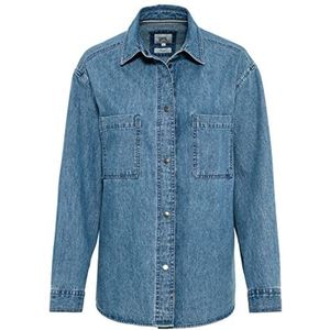 Camel Active Womenswear Dames 309762/1S51 blouse, blauw, M, blauw, M