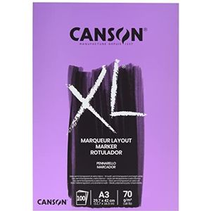 Canson XL Marker, DIN A3, 100 Vellen, 70 G/M², Wit