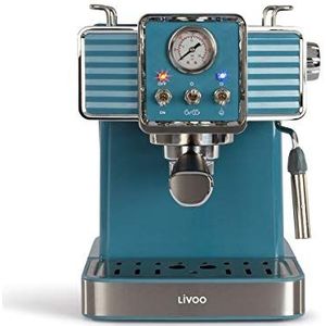 LIVOO Feel good moments - Koffiezetapparaat Espresso DOD174, blauw