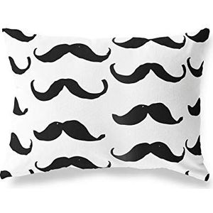 BonaMaison Willekeurig Patroon Decoratieve Kussensloop, Kussenhoezen Bank, Decoratieve Kussenhoesjes, Kussensloop; Sofa, Slaapkamer, Kantoor, Auto 35x50 Cm - Ontworpen en vervaardigd in Turkije