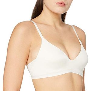 Sloggi Wow Comfort 2.0 P Gevoerde beha dames, Ecru White., XL Grote maten