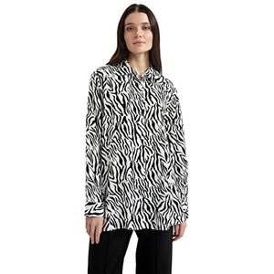 DeFacto Tunic T-shirt voor dames, ecru, M