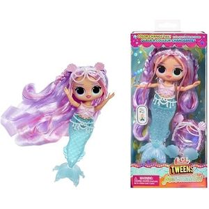 L.O.L. Surprise! Tweens - Mermaid Lana Marine - Modepop met van Kleur Veranderende Staart, Beweegbare Vin en Prachtige Accessoires - Speelgoed voor Kinderen en Verzamelaars Vanaf 4 Jaar Oud