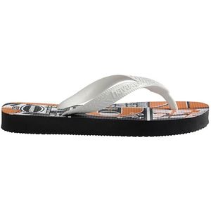 Havaianas Heren Kids Atletische Flip-Flop, Nieuw Grafiet/Wit, 12/13 UK, Nieuw Grafiet Wit, 12/13 UK