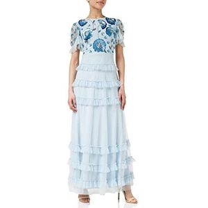 Frock and Frill Dames verfraaide jurk speciale gelegenheid, grijs, 16, Grijs, 42