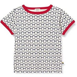 loud + proud Uniseks kinderprint aap, GOTS gecertificeerd T-shirt, ultra marine, 98-104