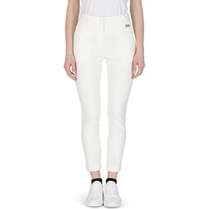 19V69 ITALIA Lea Pr White casual broek (verpakking van 2 stuks) voor dames, Wit, L
