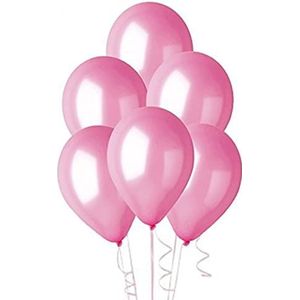 Gemar - Ba19600/Rose Bonbon – zak met 100 metalen ballonnen, snoeproze, diameter 30 cm, was 94 cm, 33