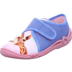 Superfit Belinda Pantoffels voor meisjes, Lichtblauw roze 8400, 31 EU Weit