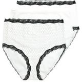 Ulla Popken - Maxi-brief - Wit - Set van 3 - Grote Maten