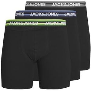 JACSIMON Boxer Briefs 3 Pack, Coronet Blue/Pack: wild lime - Ultimate Gray, L
