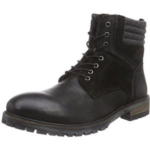s.Oliver 16238 heren combat boots, zwart 001, 46 EU