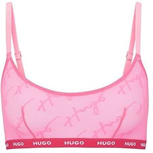 HUGO Dames Lace Bralette, Helder Pink671, M