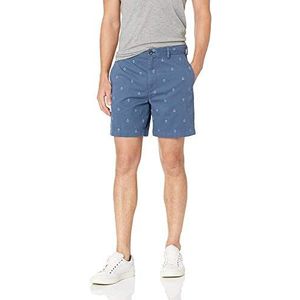 Amazon Essentials Heren Classic-Fit 7"" kort, marineblauw anker, 38