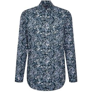 Seidensticker - Chemise - Turquoise - 100% Katoen