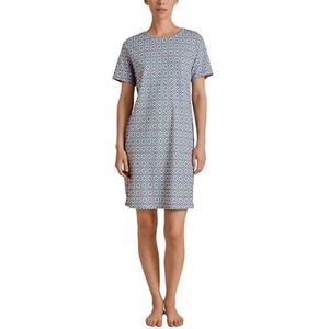 CALIDA Dames Spring Nights nachthemd, Blue Topaz, standaard, Blue Topaz, One size