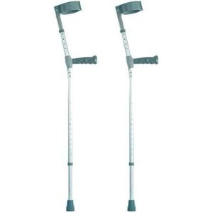 NRS Healthcare Dubbel verstelbare loophulpen PVC handvat M 2 stuks