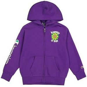 Champion Sweatshirt met capuchon voor kinderen en jongens, Paarse Petunia (Prv), 3-4 jaar
