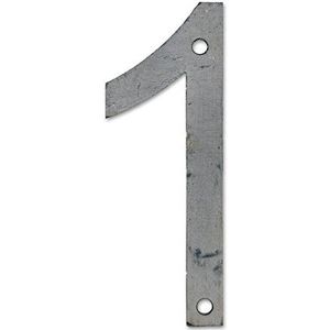Chapuis cpap1 nummer om over te strijken, 1 politie Arial staal, grijs, 6 cm