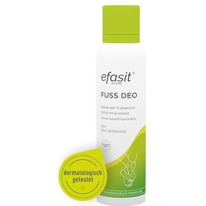 efasit Voetdeo, 24 uur deodoranteffect, voetdeodorant verfrist en verkwikt, zonder aluminiumzouten