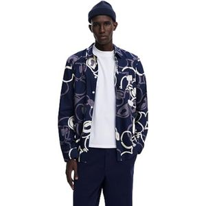 Desigual CAM_Samson, 5000 Navy, S, blauw, S