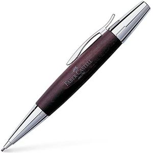 Faber-Castell - Draaipotlood e-motion - Donkerbruin/metaal - 1,4 mm