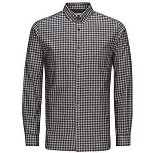 Jack & Jones Premium shirt met lange mouwen voor heren, knoop omlaag