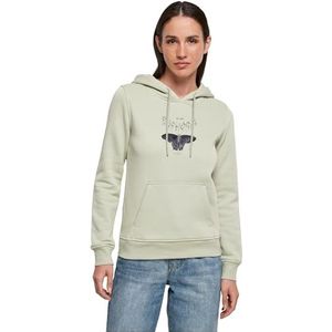 Miss Tee Dames hoodie Euphoria Hoody, casual hoodie met print op de voorkant, regular fit, maten XS - 5XL, softsalvia, XS