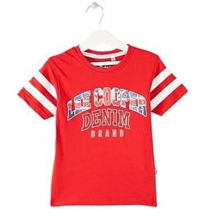Lee Cooper GLC0189 TMC S3 T-shirt, rood, 4 jaar, Rood, 4 Jaren